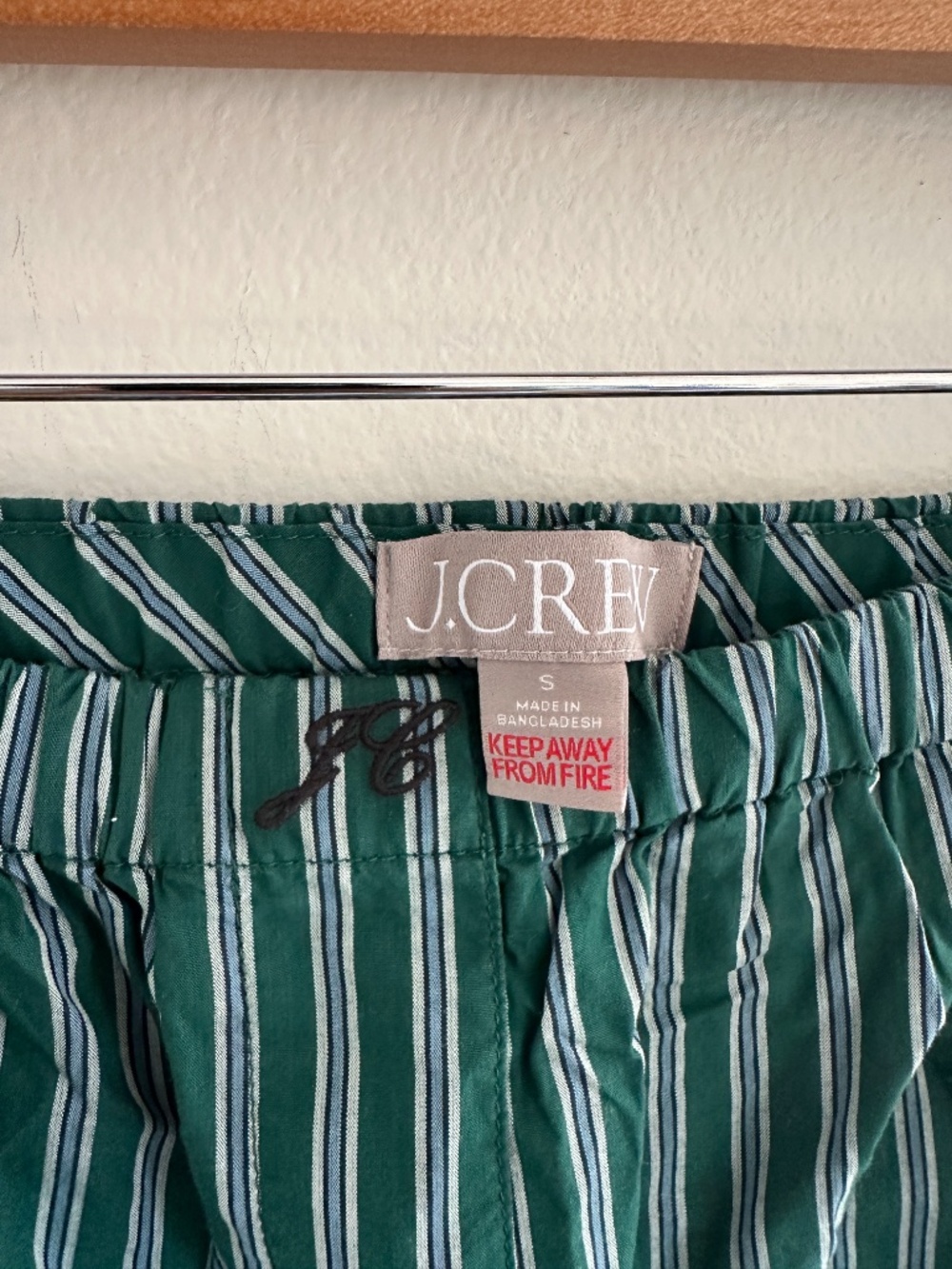 J Crew Cotton Poplin Pajama Short Set - Picture 8 of 8